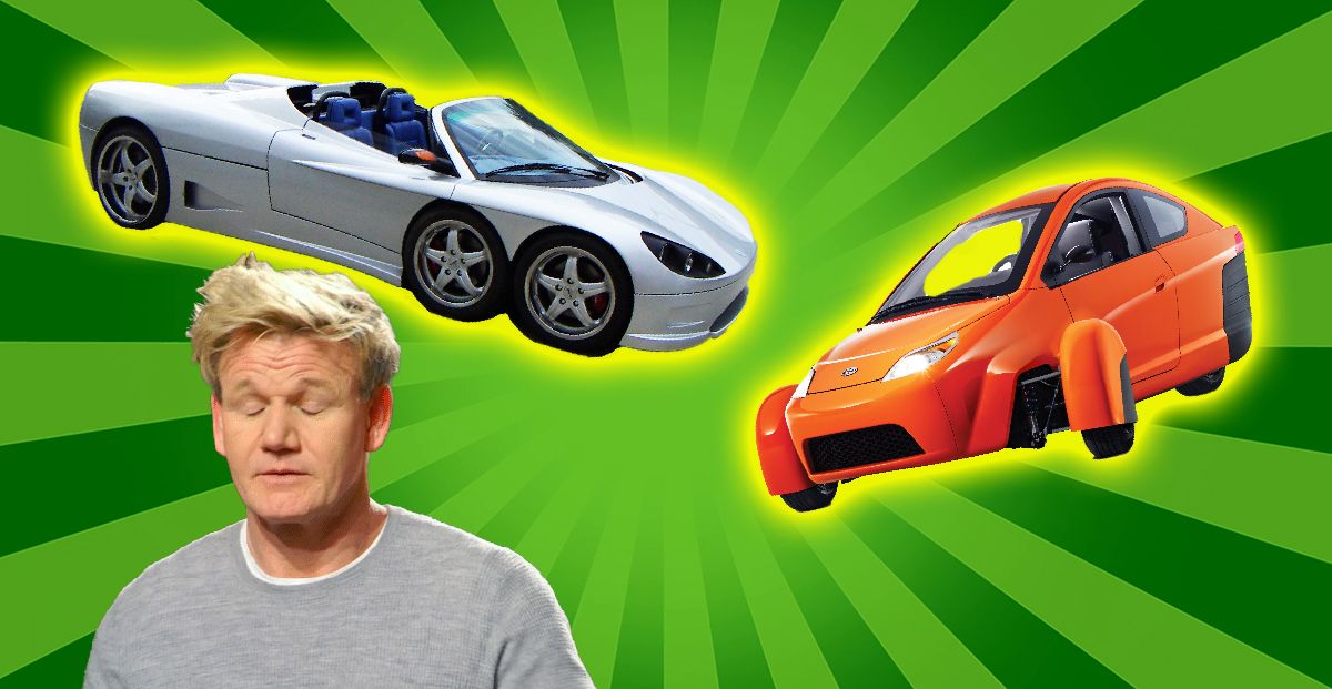 10 Cars With More Than 4 Wheels (And 10 With Less Than 4) 10 Cars With More Than 4 Wheels (And 10 With Less Than 4)
