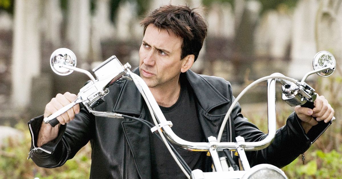 nicolas cage bike