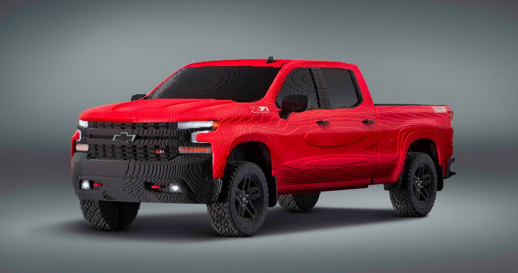 silverado made of legos