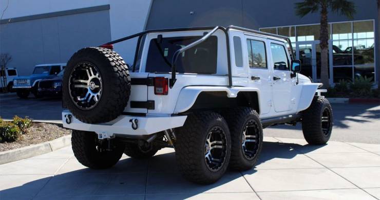 Wrangler 6x6 Conversion Is The Wildest Baddest Jeep Out There