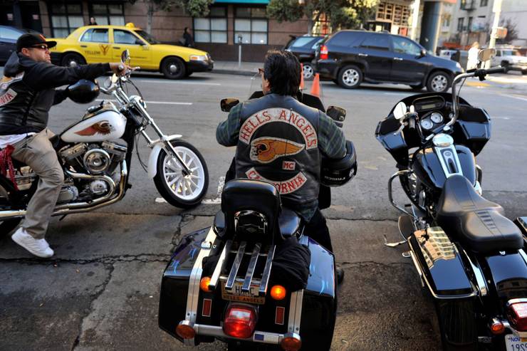 Hells Angels biker gang