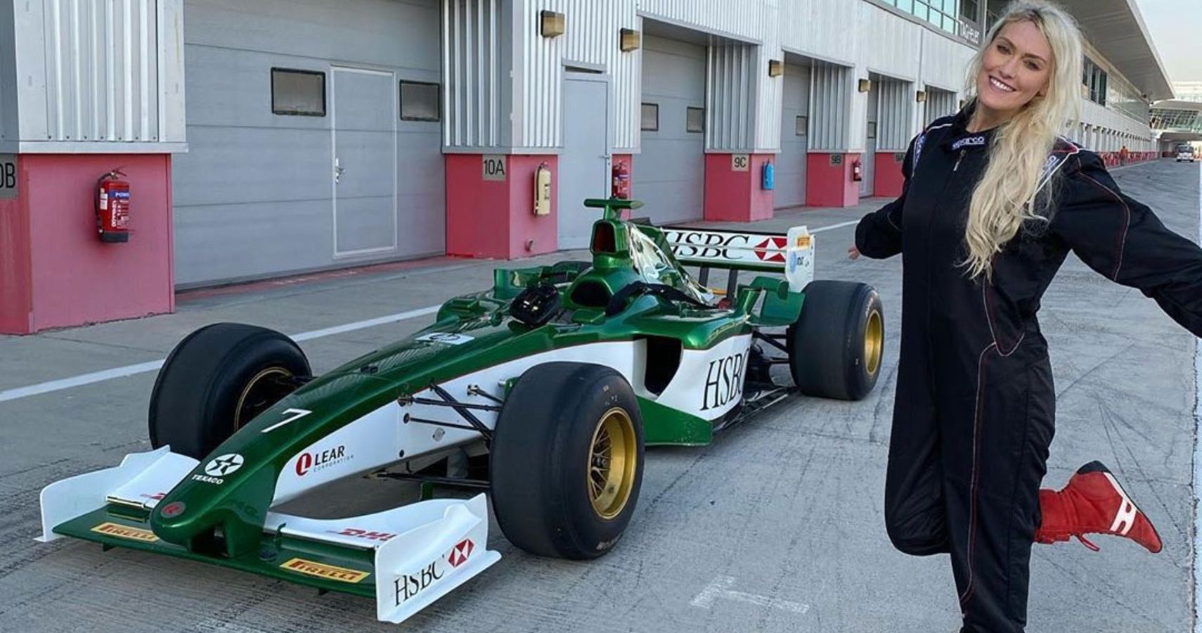 Supercar Blondie Learns To Drive A Jaguar F1 Racer HotCars