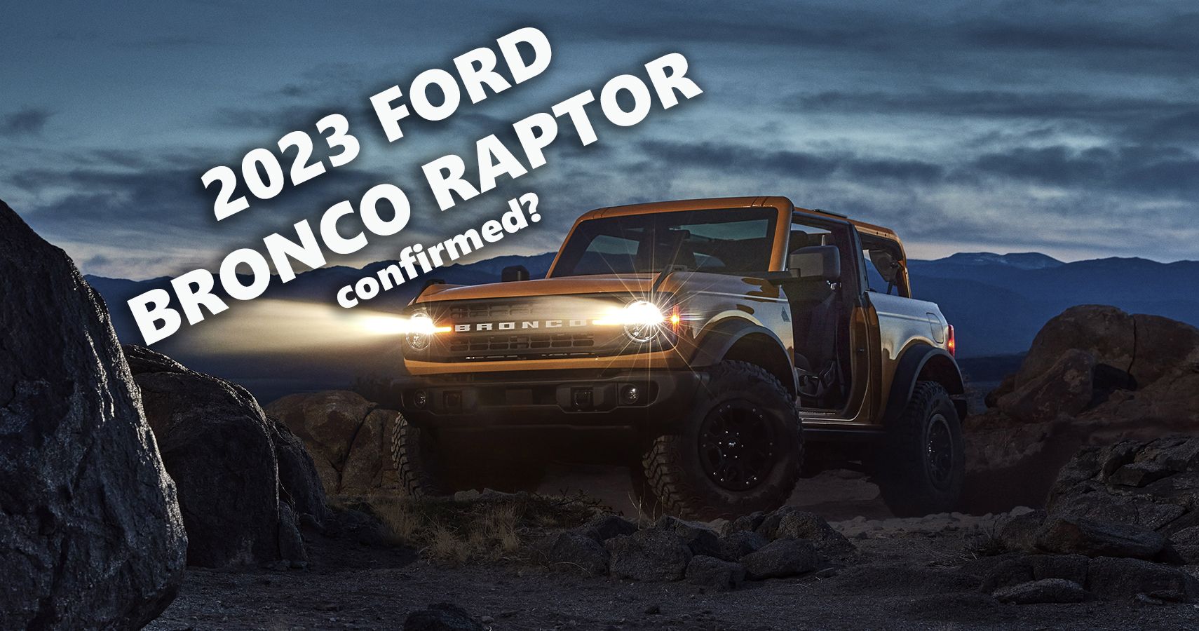 Ford bronco raptor характеристики