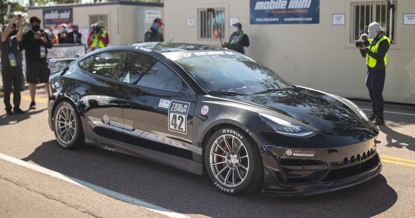 Watch Hoonigan Go Deep On Crazy Pikes Peak Tesla Model 3