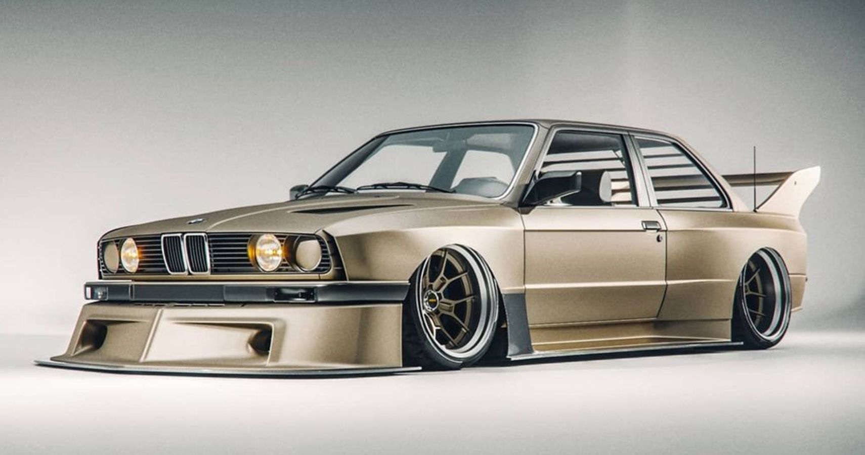 This Wide-And-Low BMW E30 Rendering Is Gold | HotCars