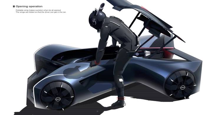 Nissan Gt R X 50 A Nissan Intern S Concept For An Exoskeletal Supercar